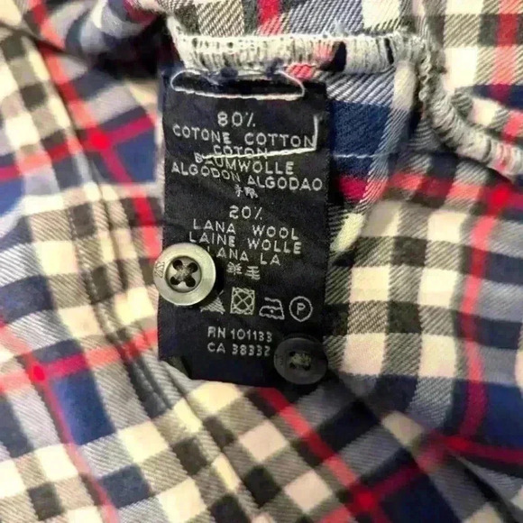 Zegna Men's Cotton Wool Blend Sport Button Up Shirt XXL great condition - Picture 4 of 5